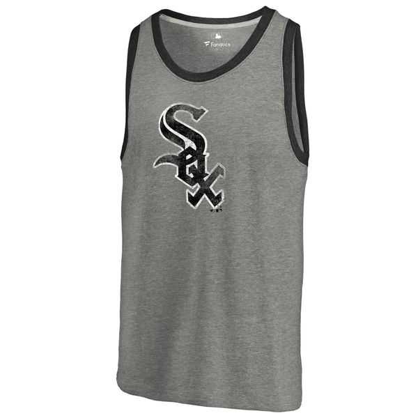 Chicago White Sox Distressed Team Tank Top - Ash,We sell and wholesale Chicago White Sox Distressed Team Tank Top - Ash on line form chian!